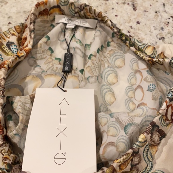 NWT ALEXIS BENETT SKIRT "Sea" SIZE XS - Picture 8 of 10